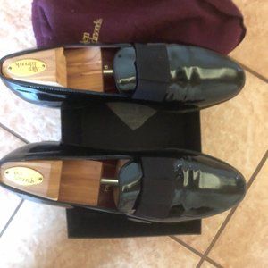 Black Patent Leather Men's Shoes